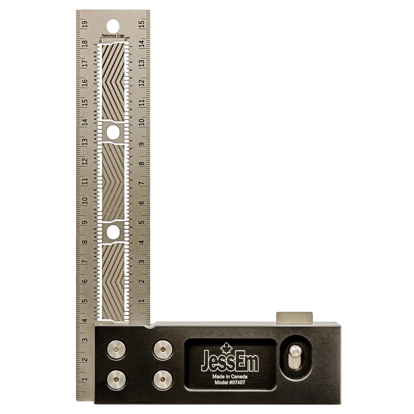 Stainless steel precision square Flex Grip 200 mm | JessEm