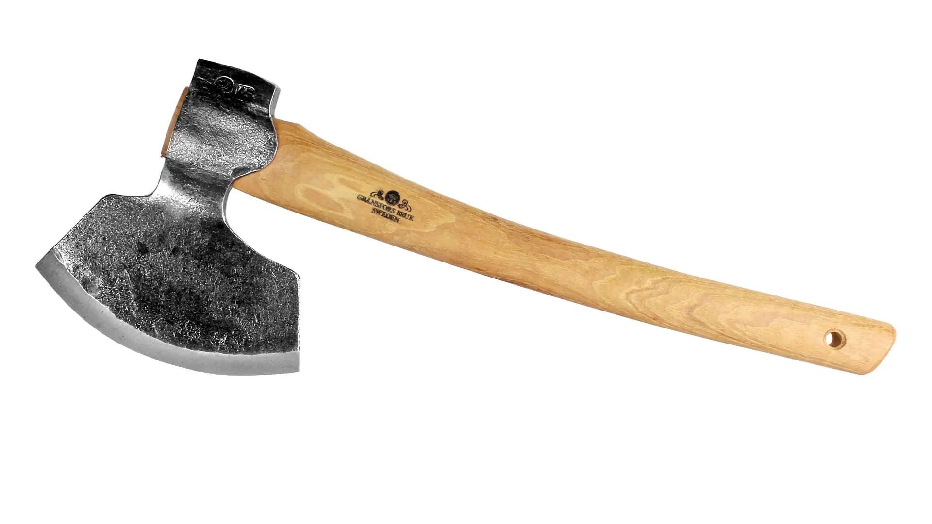 Swedish Broad Axe Helve offset to left Bevel on left side Mod. 1900 GRÄNSFORS