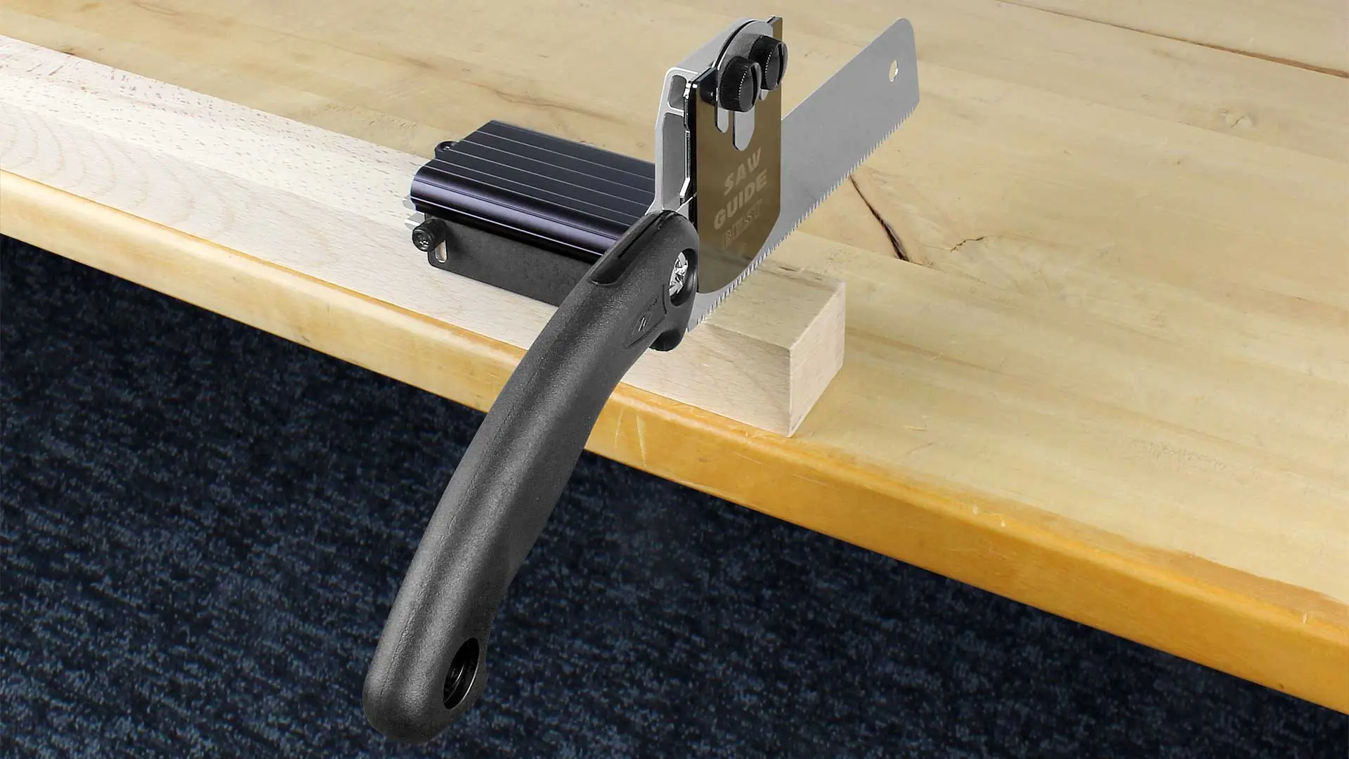Precision Saw Guide 90° und 45° with 2 Saw Blades 265 and 180 mm Z-Saw