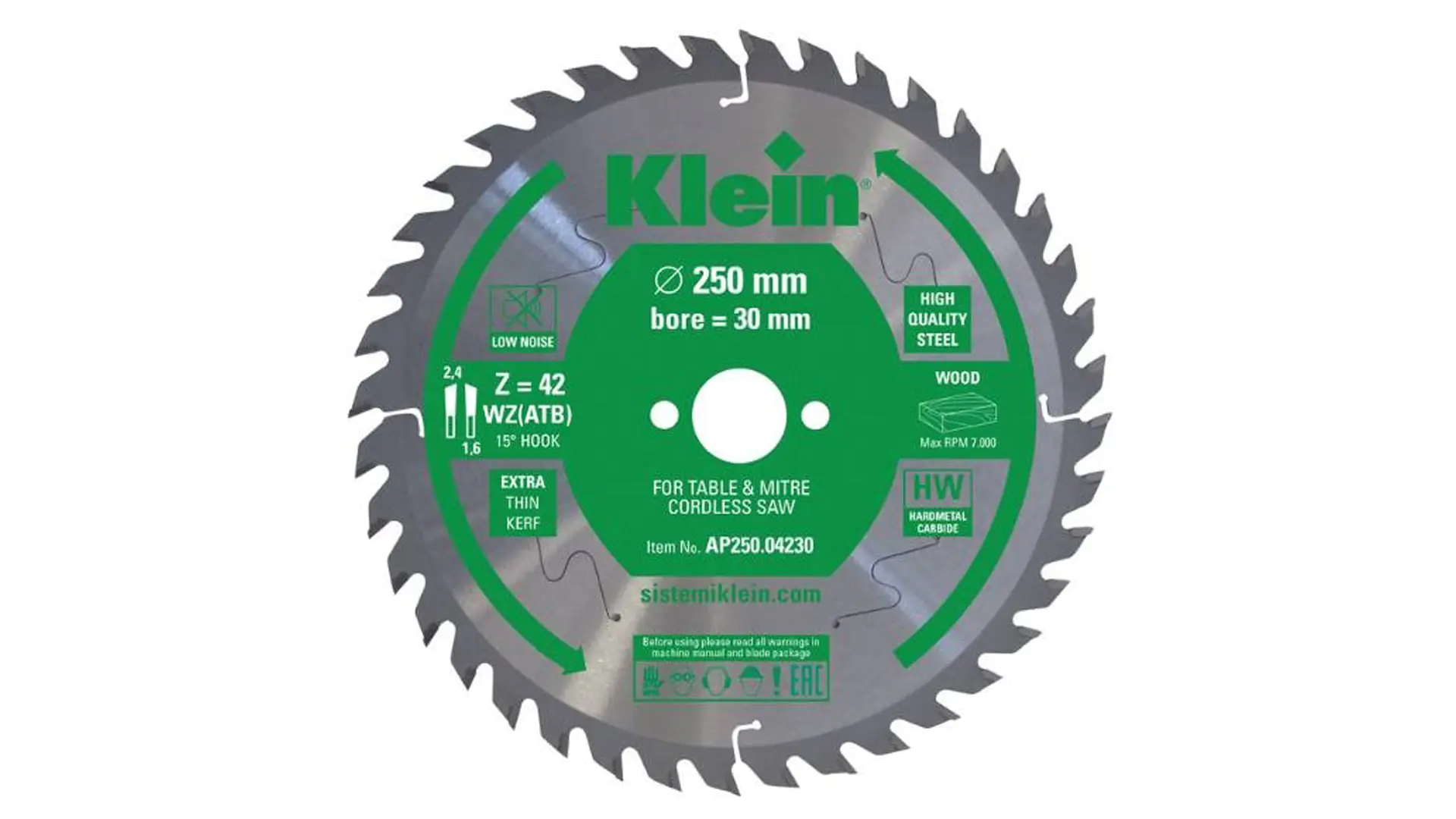 Tungsten carbide-tipped saw blades WZ