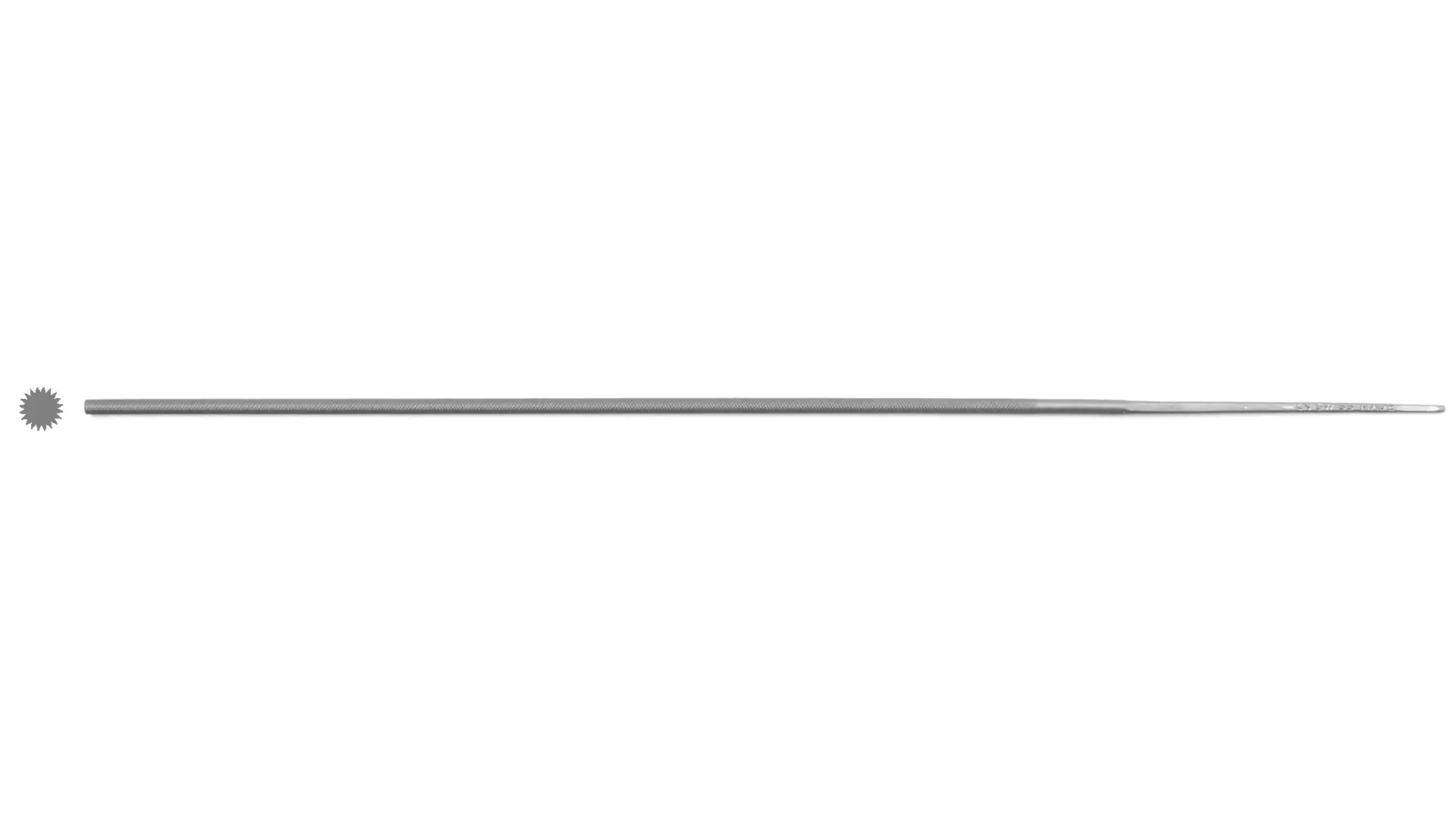 Needle File Round Cylindrical Total Length 205mm Length of Cut 150mm D=2.4mm VALLORBE