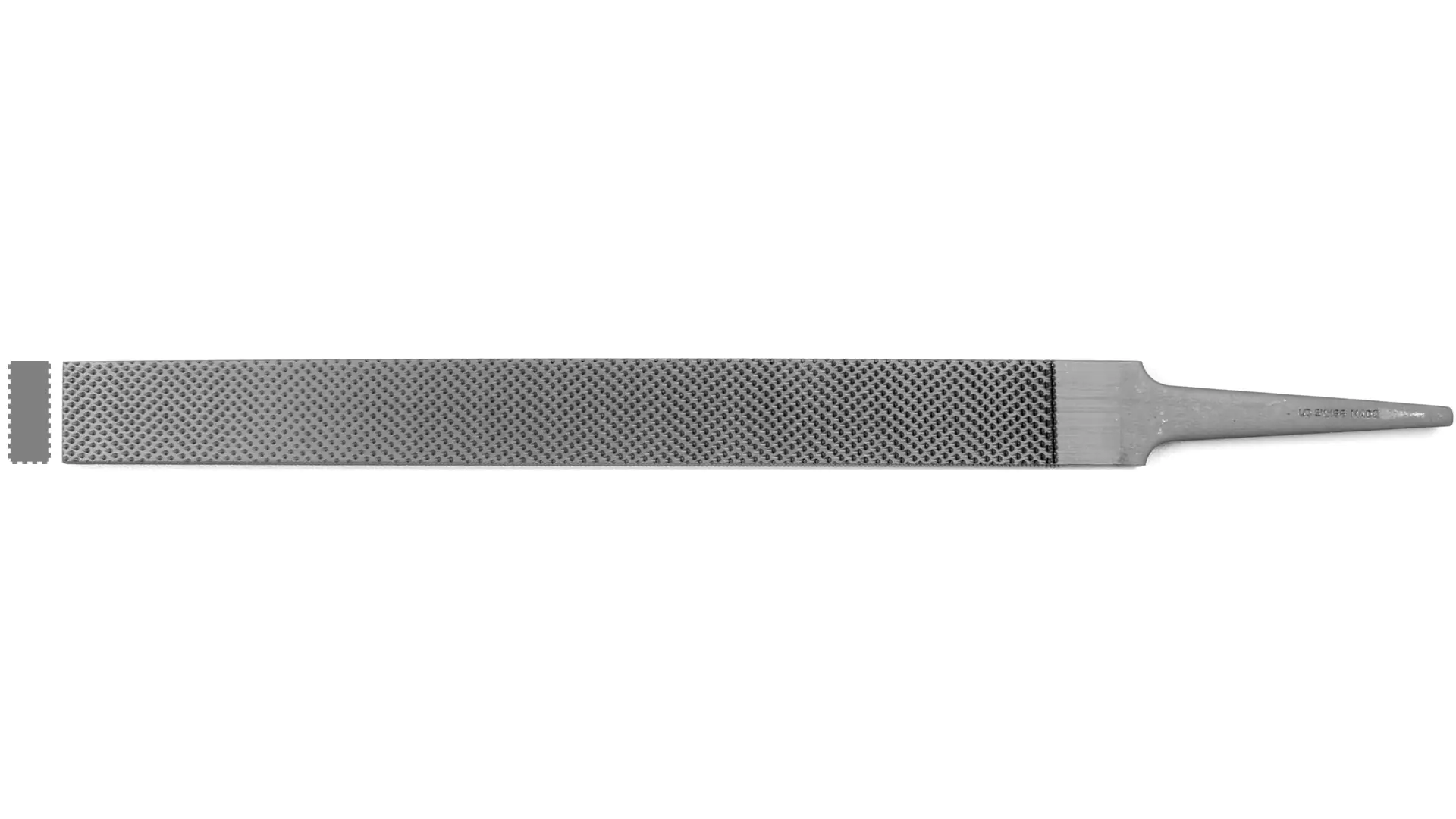 Model maker's rasp, flat blunt