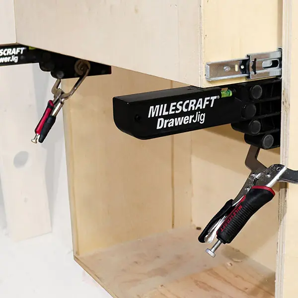 DrawerJig™ - drawer assembly aid MILESCRAFT DrawerJig™ - drawer assembly aid MILESCRAFT