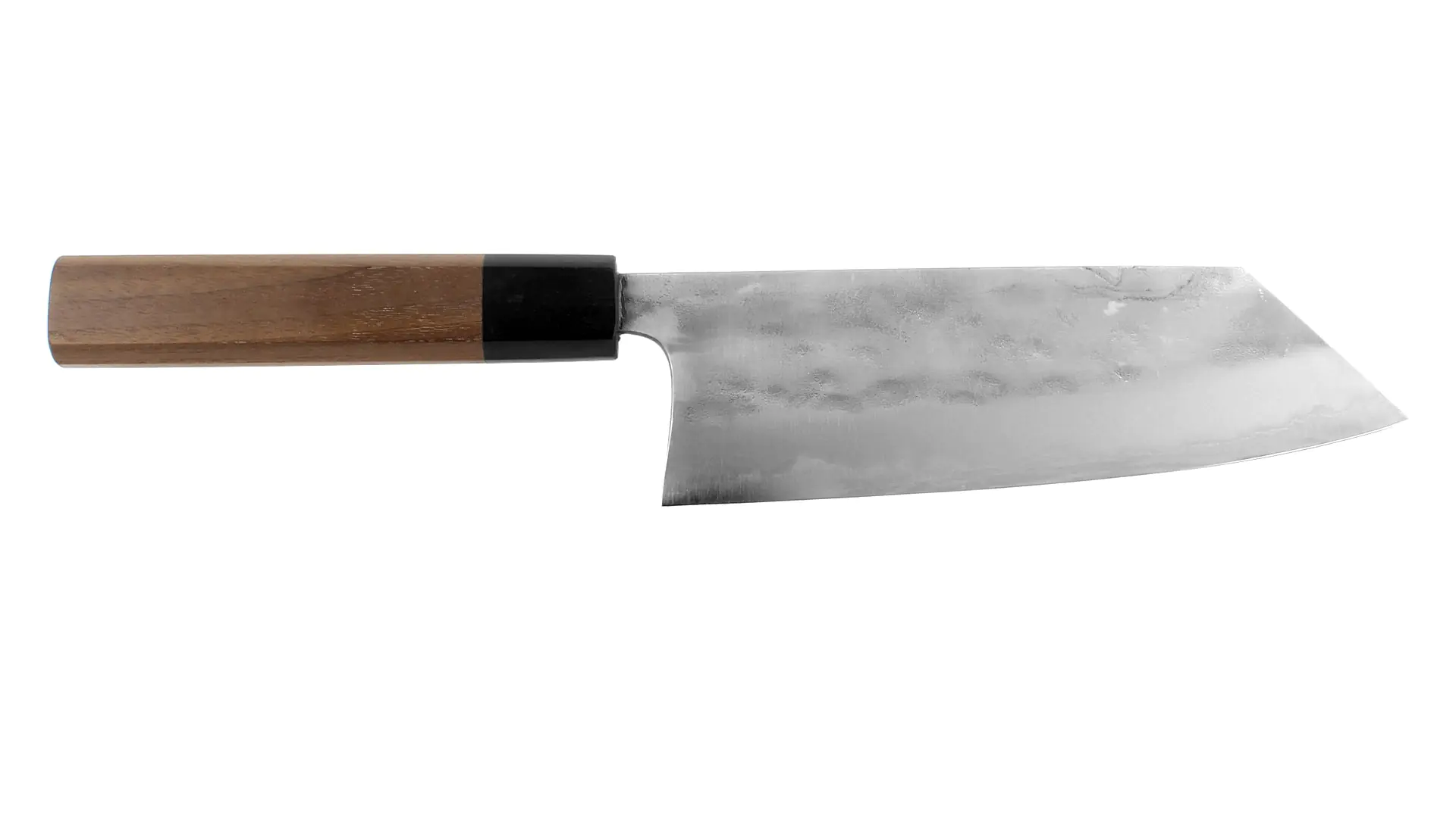 Nashiji Bunka Blade Length 170 mm Jap. Kitchen Knife Aogami No. 1  Walnut Handle KATSUTO TANAKA Nashiji Bunka Blade Length 170 mm Jap. Kitchen Knife Aogami No. 1  Walnut Handle KATSUTO TANAKA