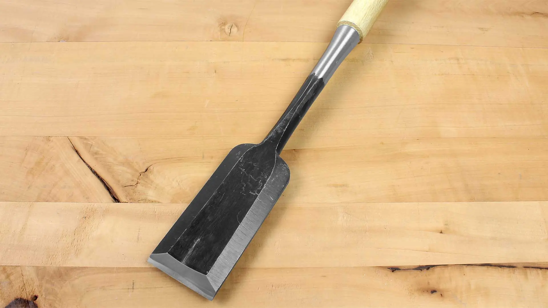 Sashi Nomi - Japanese Slick Blade 54 mm Toal Length 575 mm - with White Oak Handle Sashi Nomi - Japanese Slick Blade 54 mm Toal Length 575 mm - with White Oak Handle