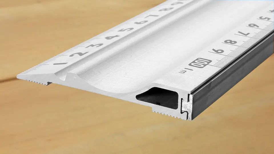 Aluminium Cutting Rule with Steel Edge 100cm SHINWA Aluminium Cutting Rule with Steel Edge 100cm SHINWA