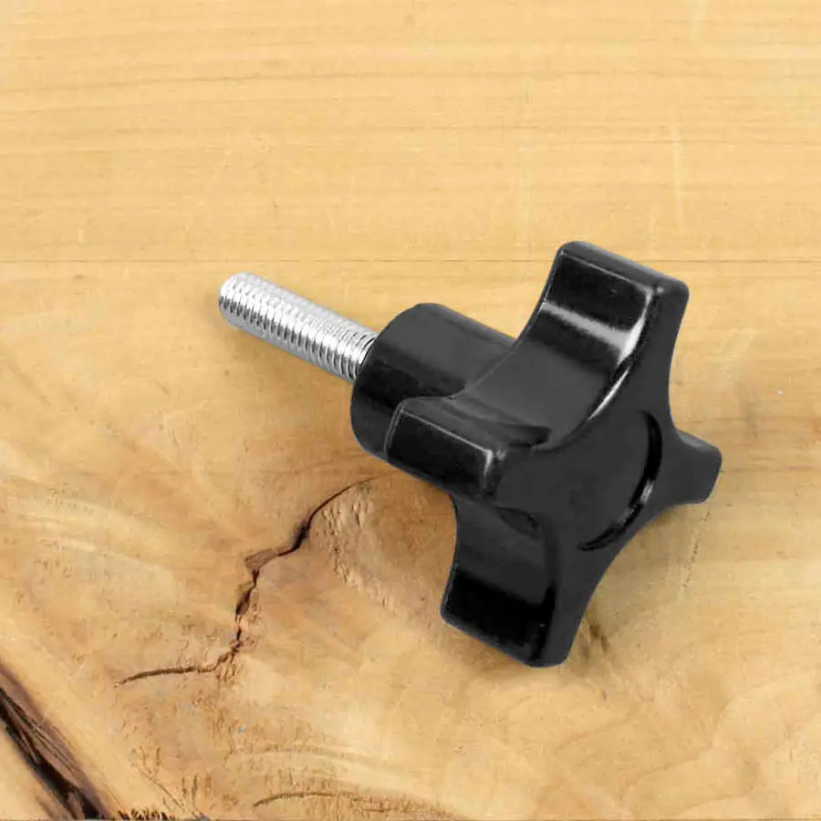 4 star knob M6 x 25 mm D = 38 mm 4 star knob M6 x 25 mm D = 38 mm