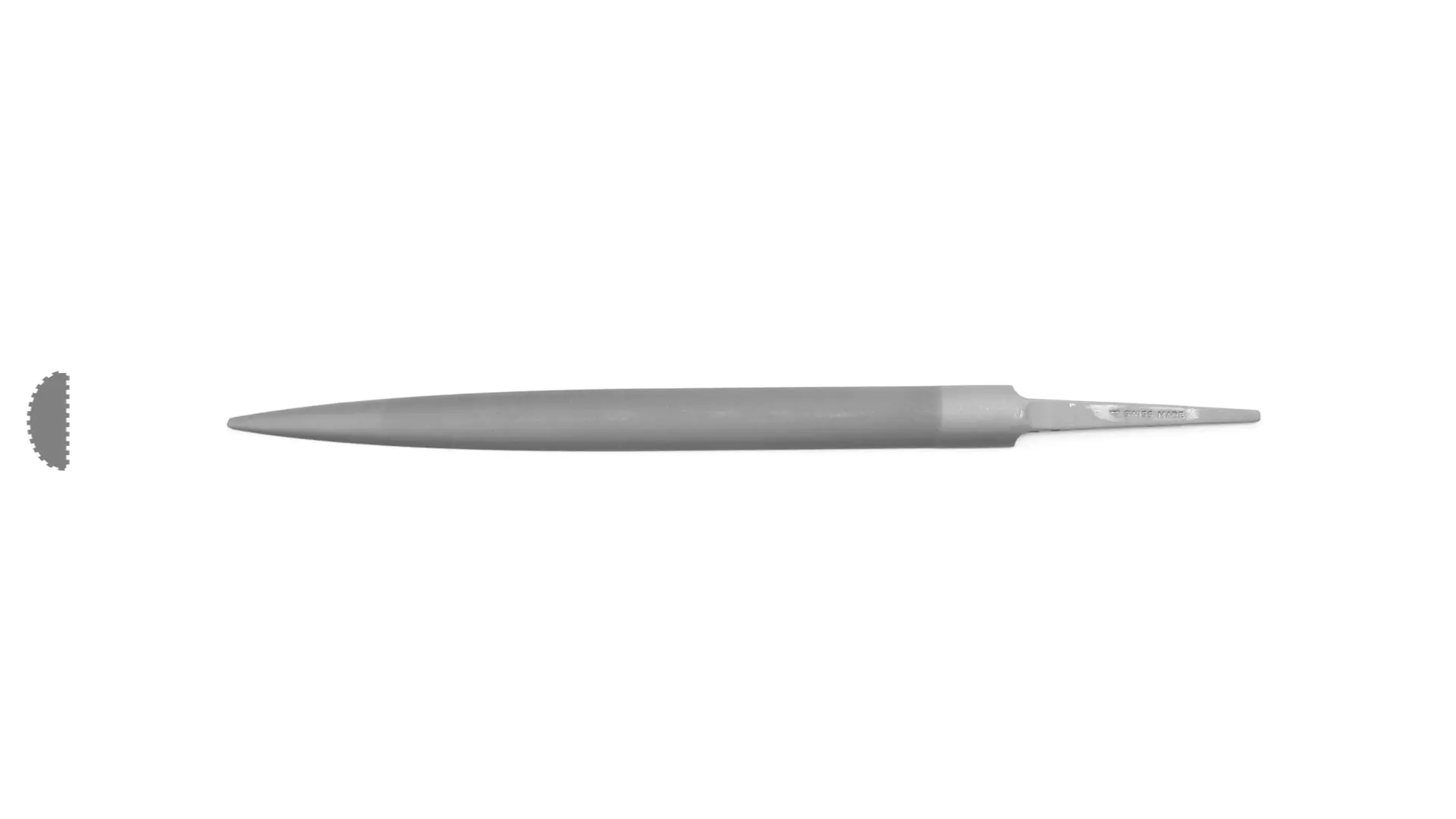File halfround slim Cut 4 Cutting Length 150 mm SWISS MADE