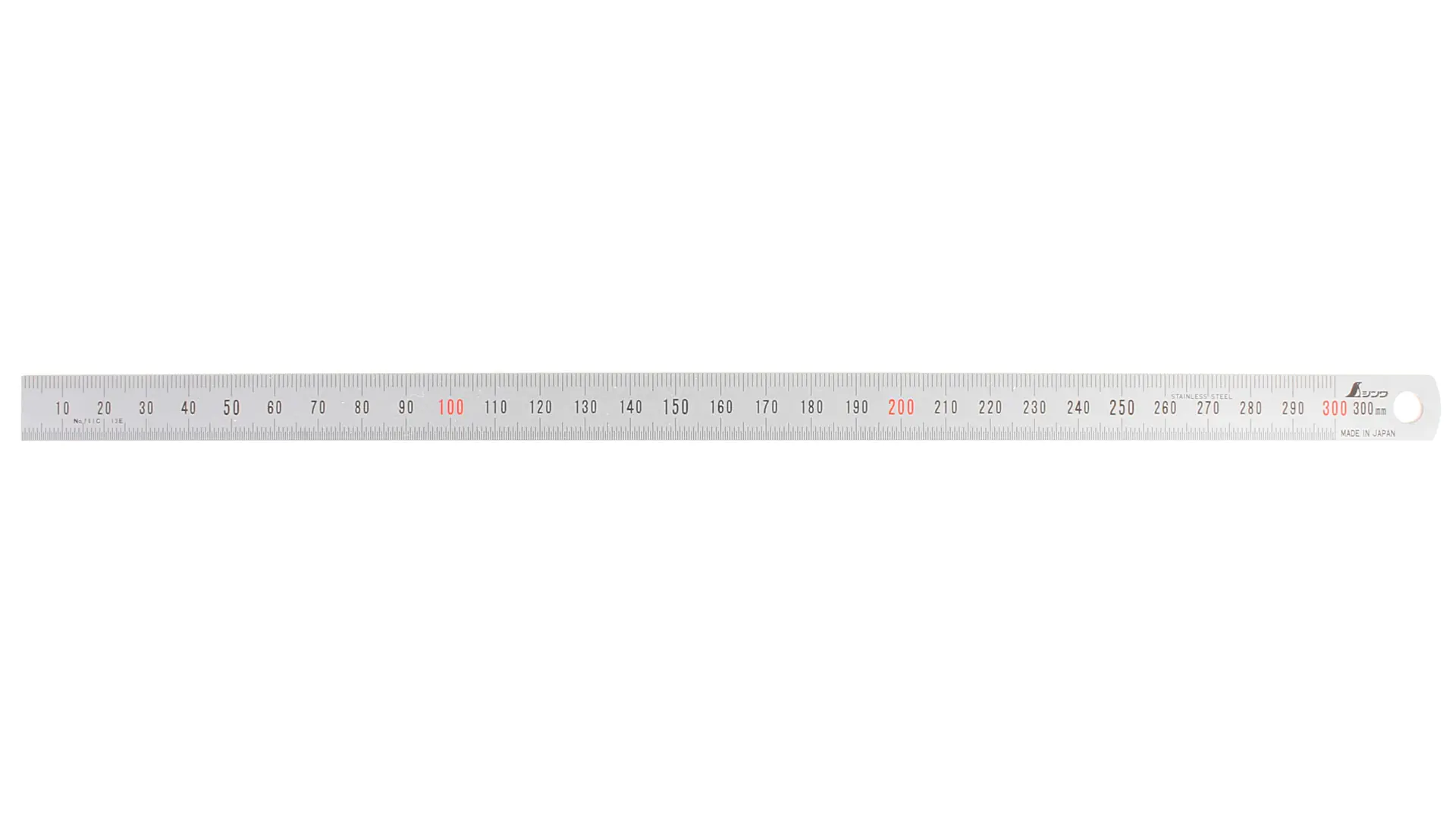 Thin flexible SHINWA steel rulers