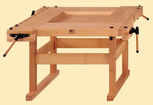 Workbench Mod. 67  Table 1300 x 1300 x 90 mm 4 Working Places ANKE