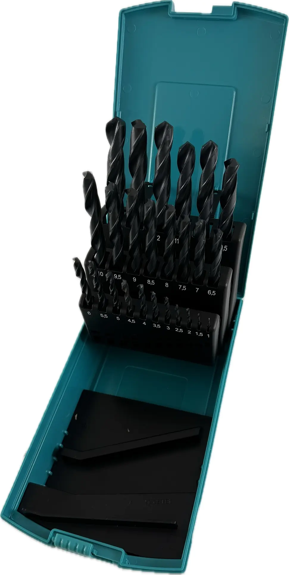 Twist Drill Set 1.0 - 13.0 mm escalating 0.5 mm LOEHER-LB2 840/01 rolled -  in Plastic Box