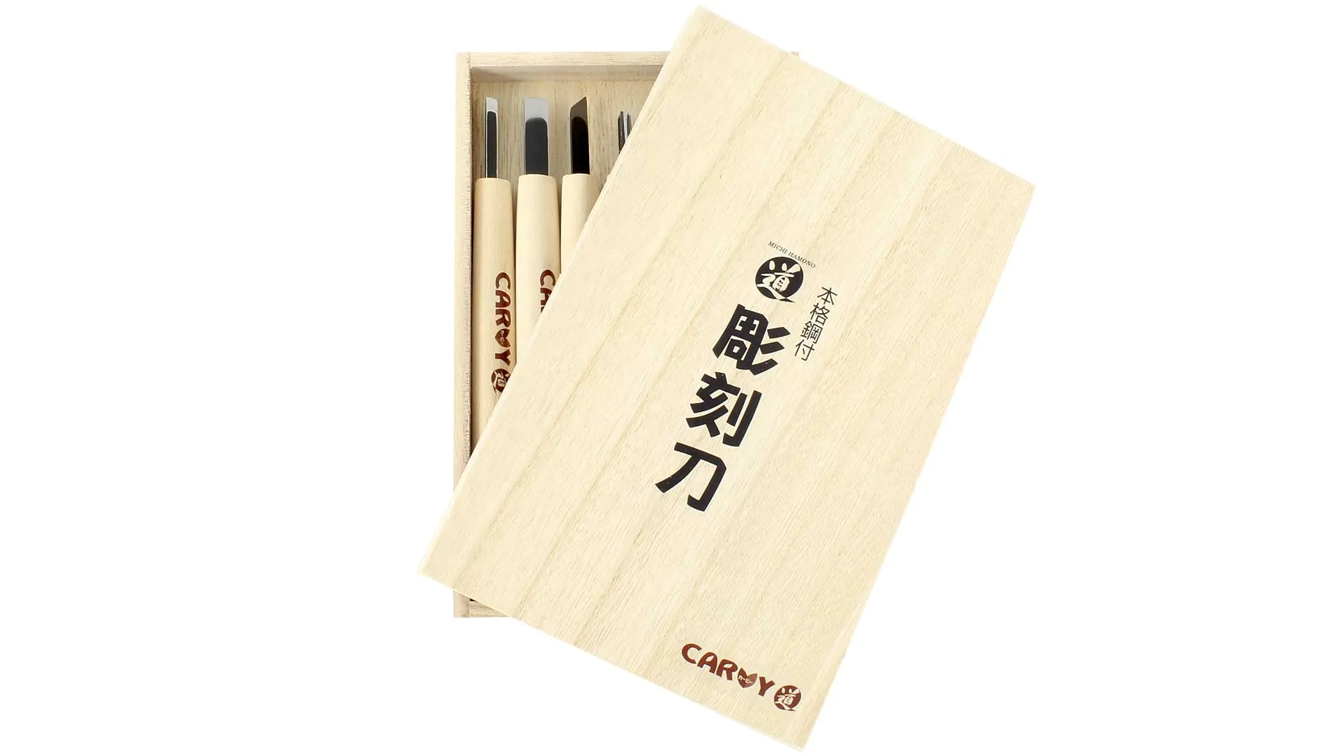 CARVY japanese woodcarving set of 7 total length 175 mm grip length 145mm CARVY japanese woodcarving set of 7 total length 175 mm grip length 145mm
