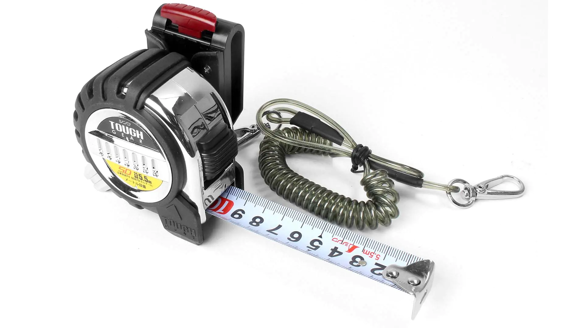 TOUGH GEAR SD 5.5 m pocket tape with belt clip SHINWA