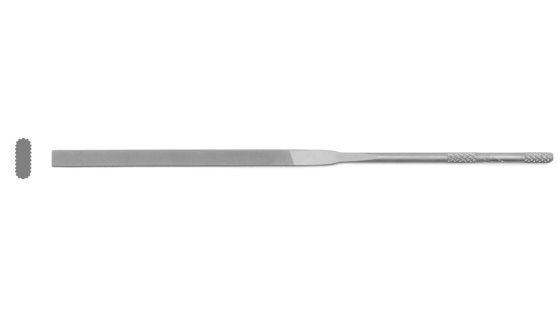 Needle File Equaling Rounded Edges Cut 3 Total Length 140 mm F.DICK