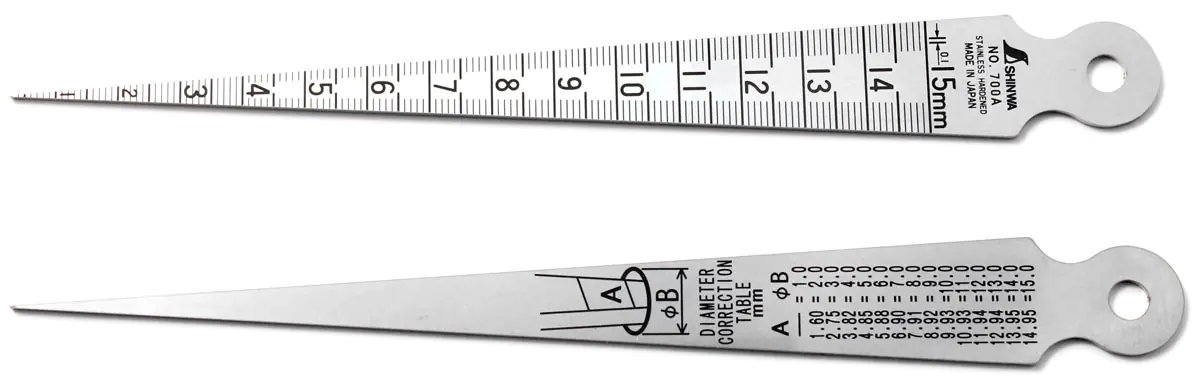 Taper Gauge  1 - 15 mm SHINWA