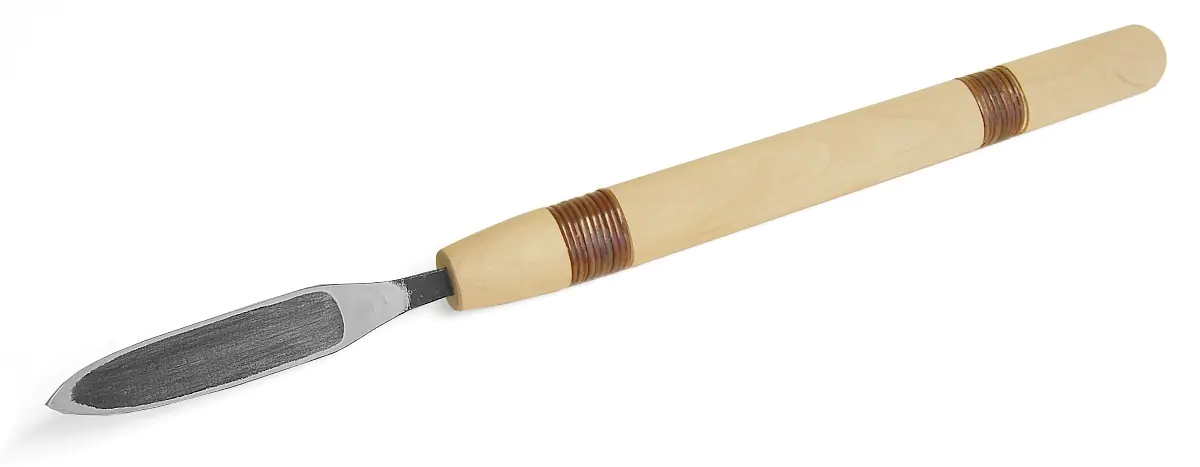 Yari-Ganna Blue Steel Blade reverse-arched slightly curved 105 x 24mm Total length 510 mm TASAI Yari-Ganna Blue Steel Blade reverse-arched slightly curved 105 x 24mm Total length 510 mm TASAI