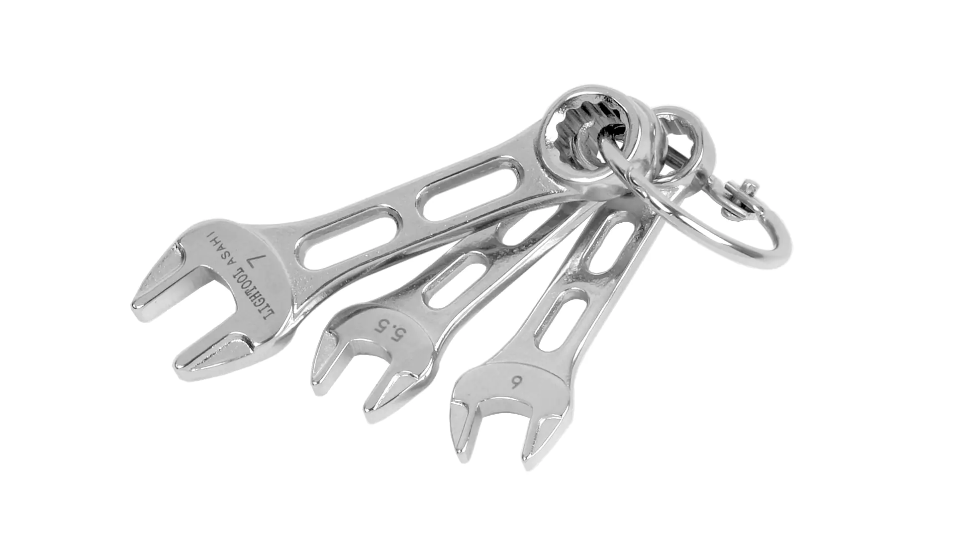 3-piece Set Combination Wrenches short 5.5-6-7 mm ASAHI LIGHTOOL