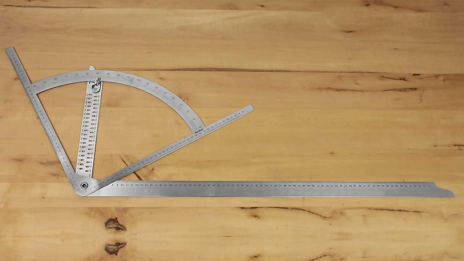 Alpha Multi Marker Classic 430 x 795 mm meteric Graduation stainless Spring Steel HEDUE Alpha Multi Marker Classic 430 x 795 mm meteric Graduation stainless Spring Steel HEDUE