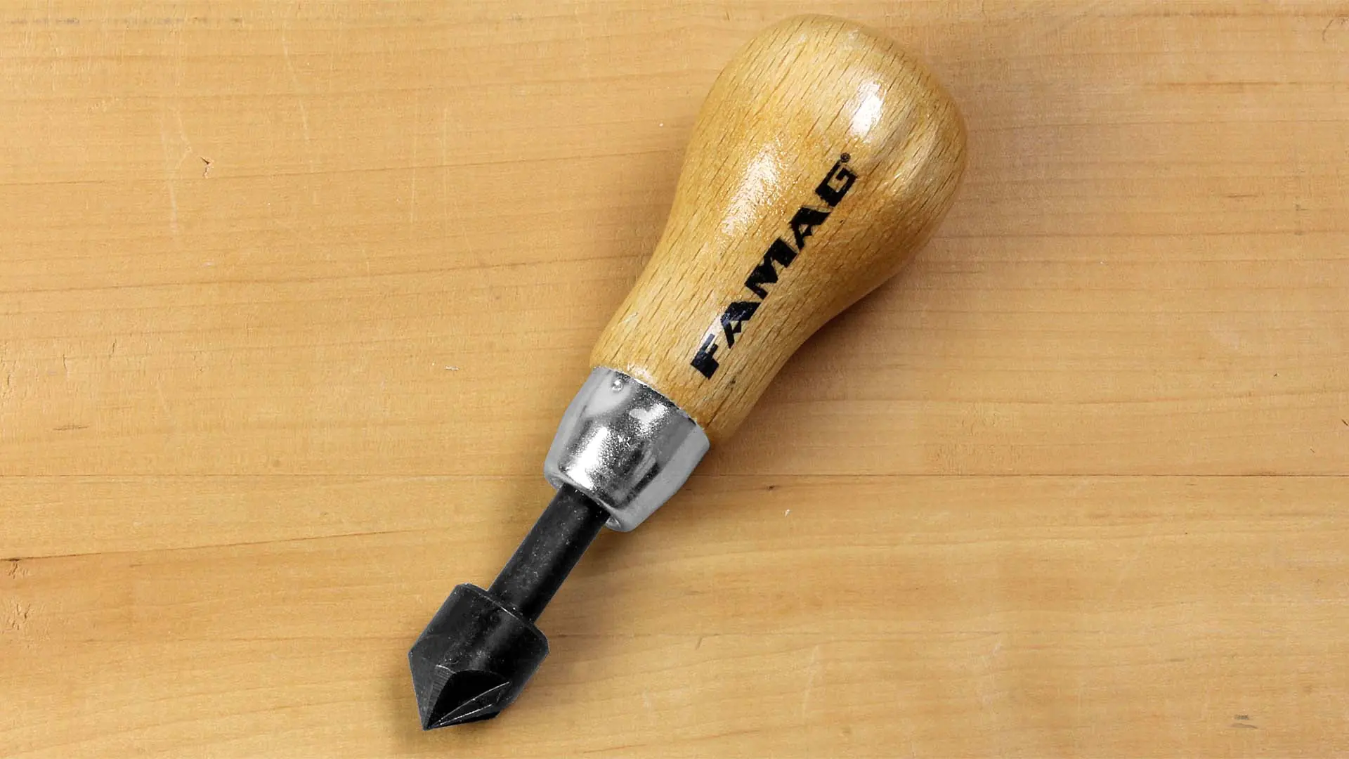 Countersink with Wooden Handle 16mm FAMAG Countersink with Wooden Handle 16mm FAMAG