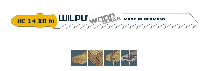 WILPU Jigsaw Blade HC 14 XD bi (5 pieces)