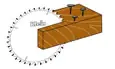 Circular Saw Blade HW  D=160mm d=16mm B=2.6mm c=1.6mm Z=40 Flat Tooth/Triple-chip Tooth negative 5° KLEIN Circular Saw Blade HW  D=160mm d=16mm B=2.6mm c=1.6mm Z=40 Flat Tooth/Triple-chip Tooth negative 5° KLEIN