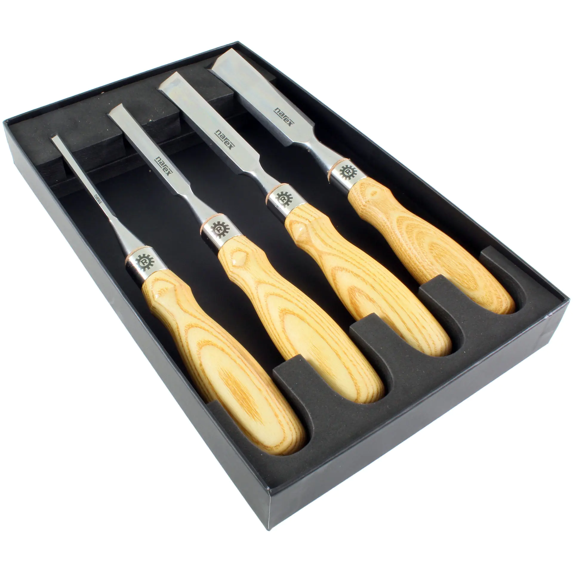 Set of 4 RICHTER chisels 6-12-19-25 mm NAREX