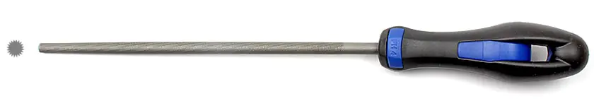 File with ergonomical Handle round Cut 2 Cut Length 200 mm AJAX