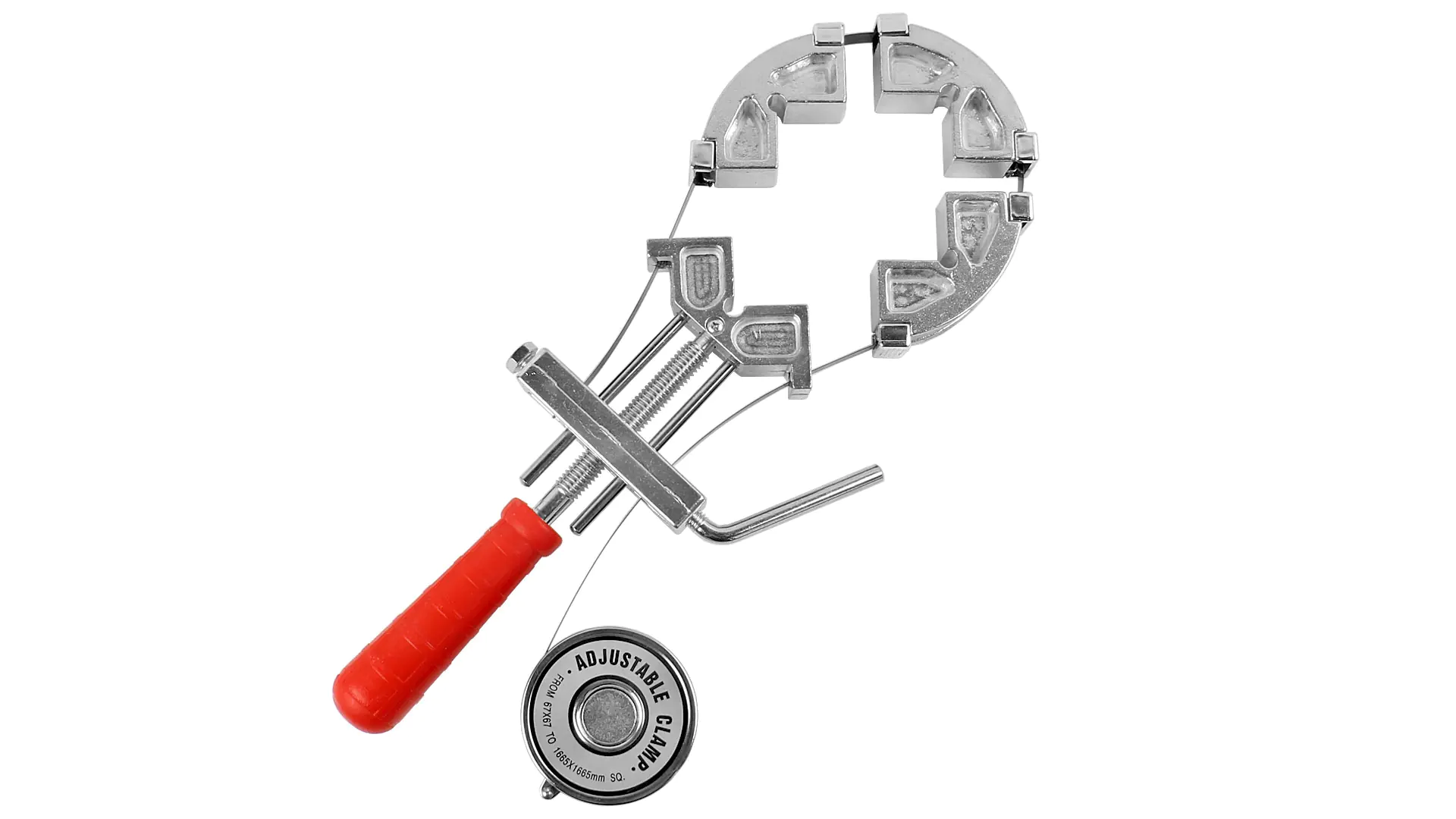 Adjustable Corner Clamp with 4 Aluminium Jaws and Steel Tape 7 m