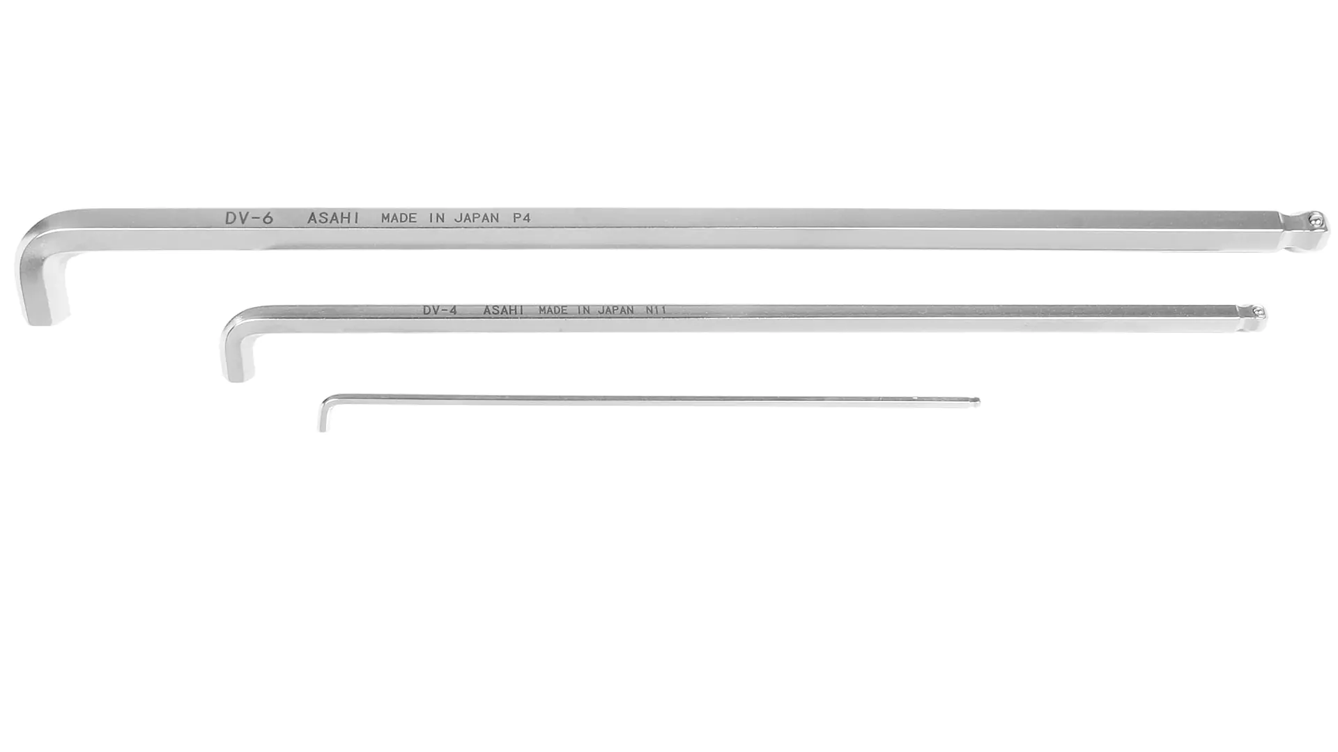 ASAHI angle wrench with extra short arm and screw holding function
