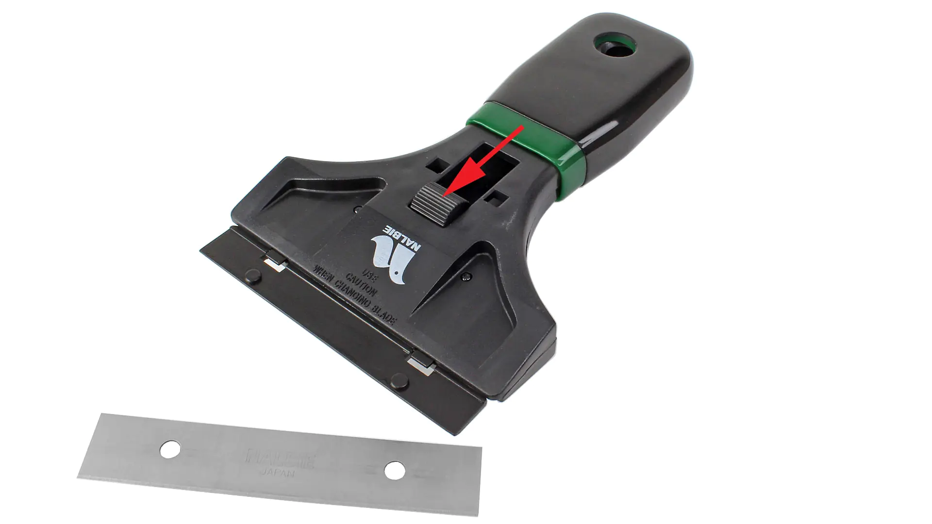 Safety Scraper with 89 mm wide exchangeable Blade NALBIE