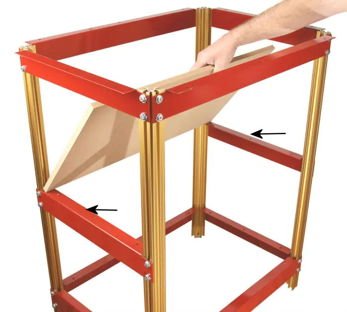 INCRA Shelf Supports for INCRA Router Table Stands