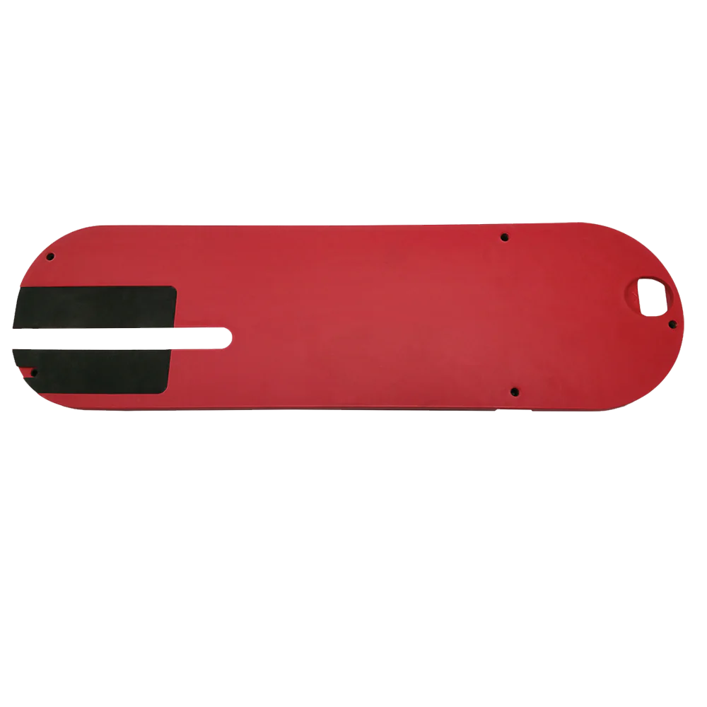 Zero-clearance table insert for JSS table saw SawStop