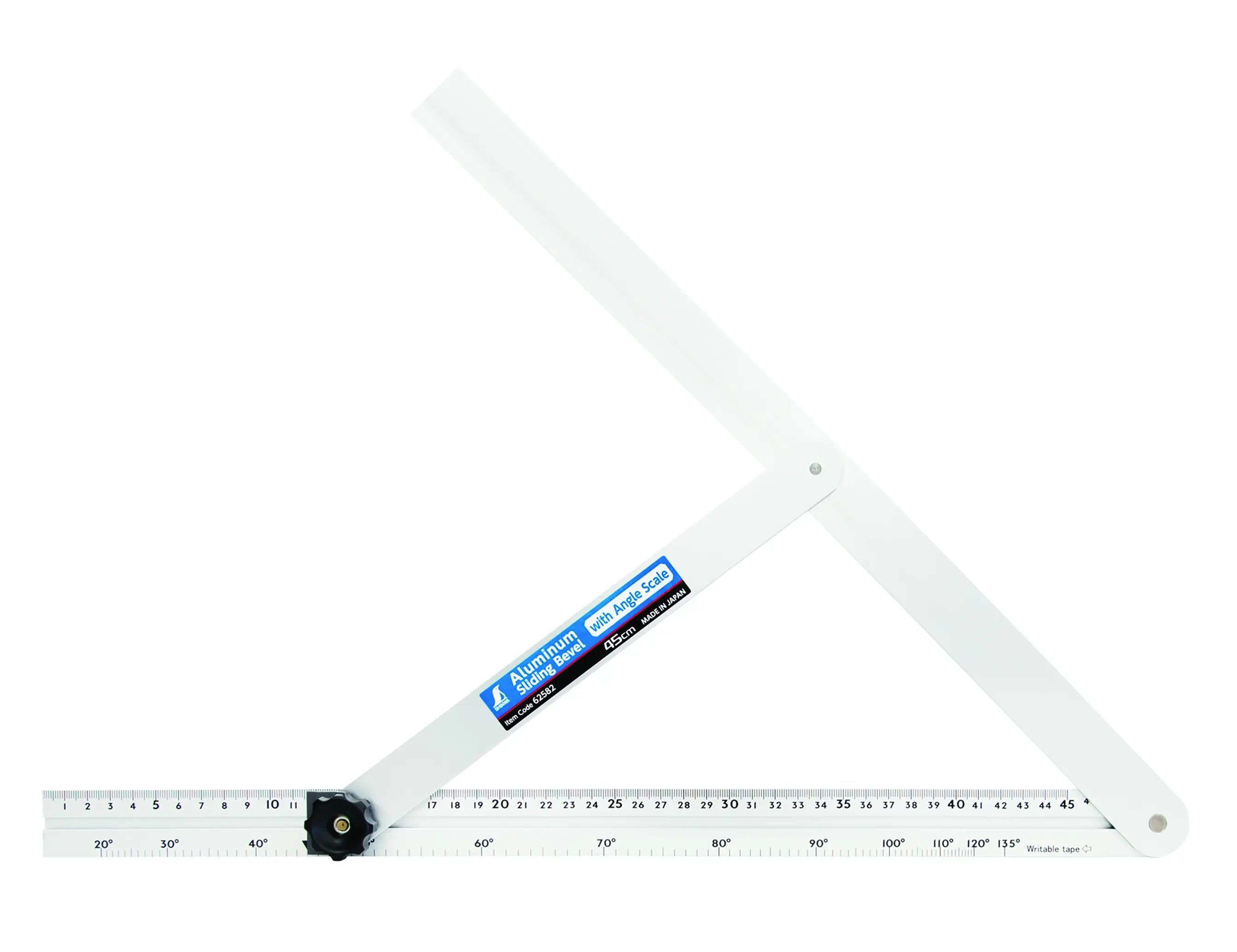 Aluminium Sliding Bevel 45cm SHINWA