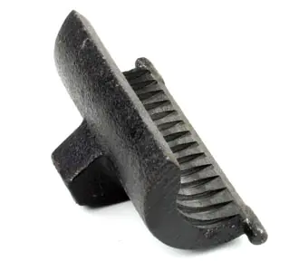 Nut cage for quick-release front vice - half-round part with internal thread