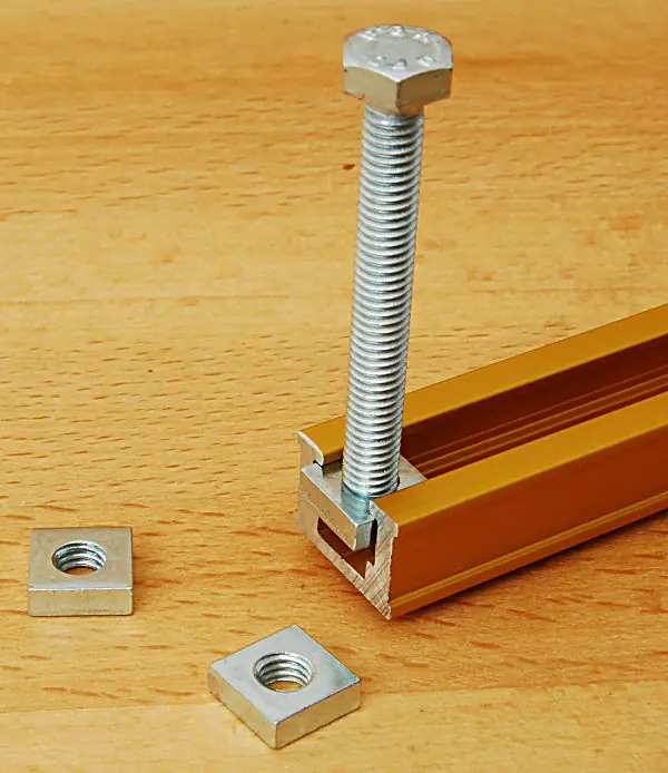 Square Nut M6 Size 11 x 11 mm Height 3.6 mm
