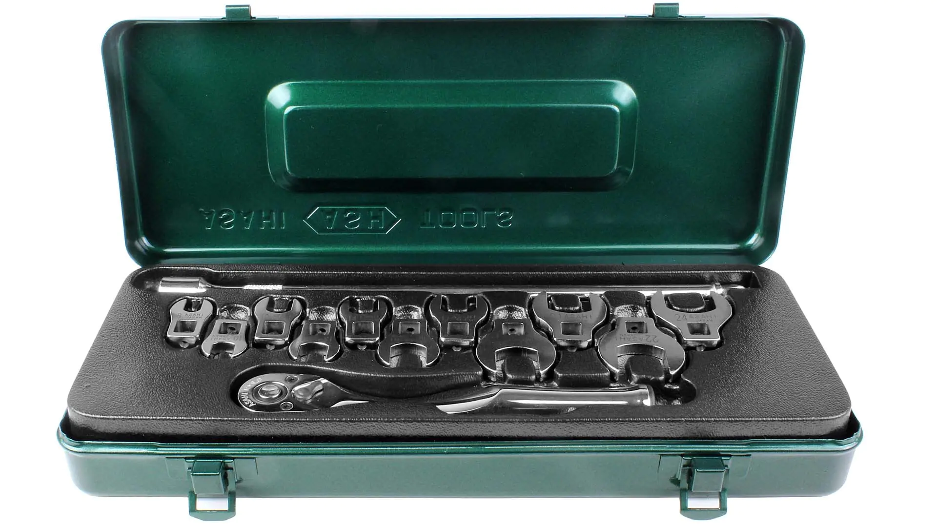 13 Pcs Set Crowfoot Spanners 3/8 inch ASAHI 13 Pcs Set Crowfoot Spanners 3/8 inch ASAHI