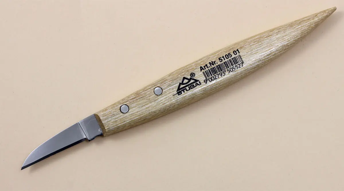 Chip Carving Knife straight STUBAI