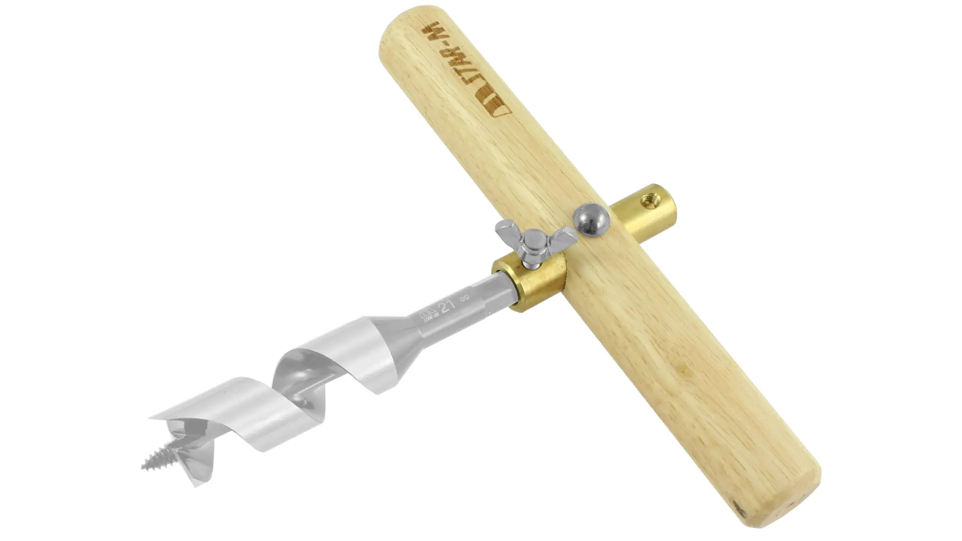 Auger Bit Handle with hex Chuck 6.35 and 9 mm