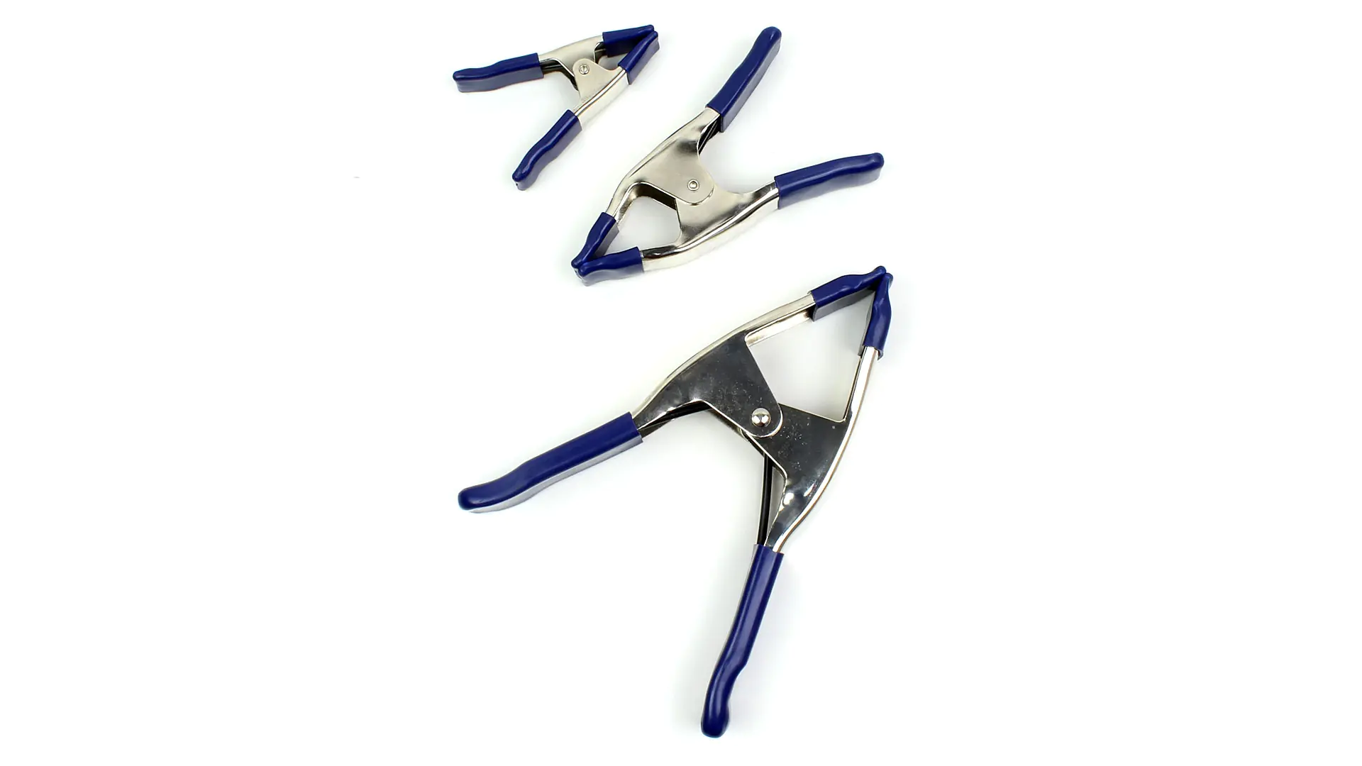 Spring clamp made of steel