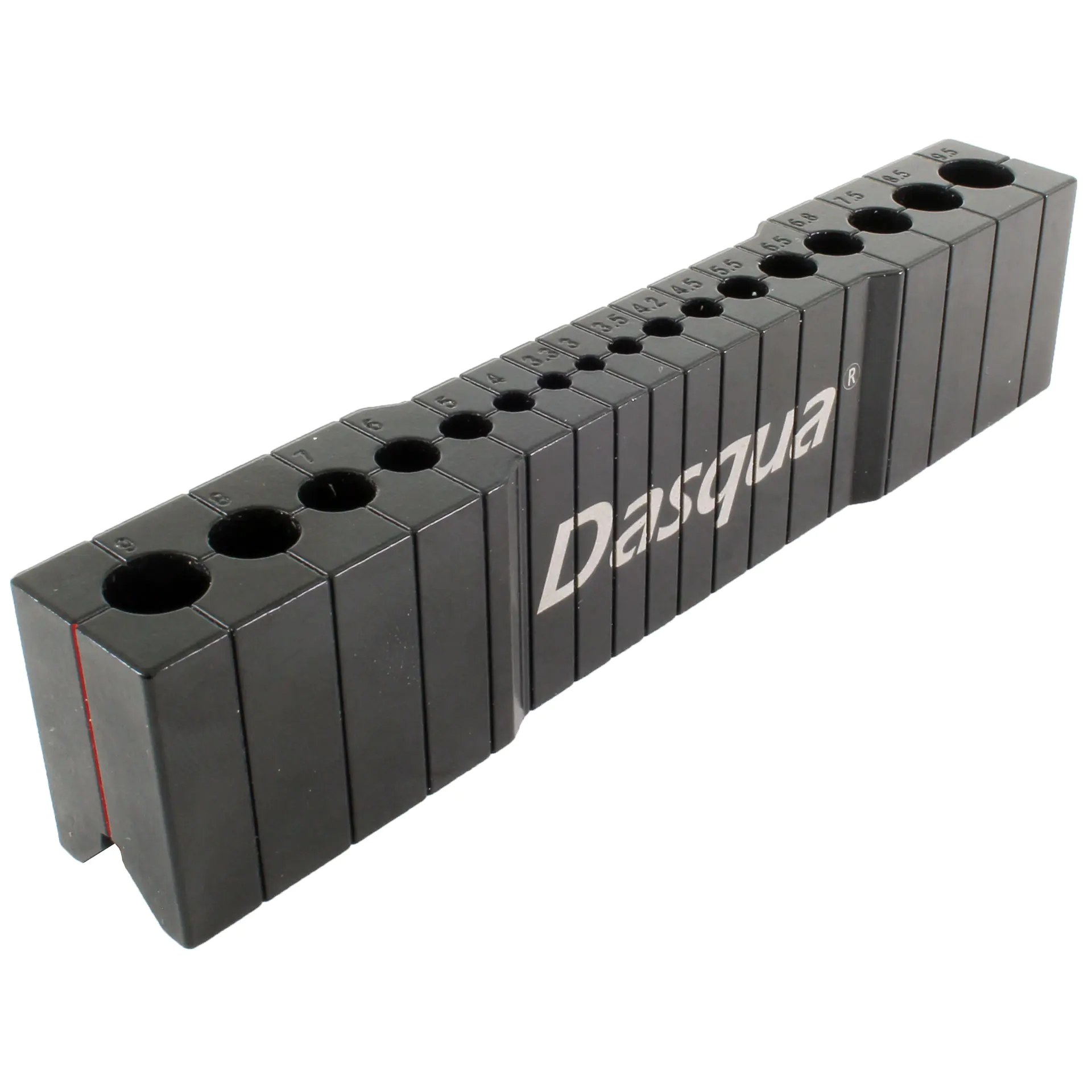 Drill guide ❘ BLACK-RED Plus ❘ DASQUA