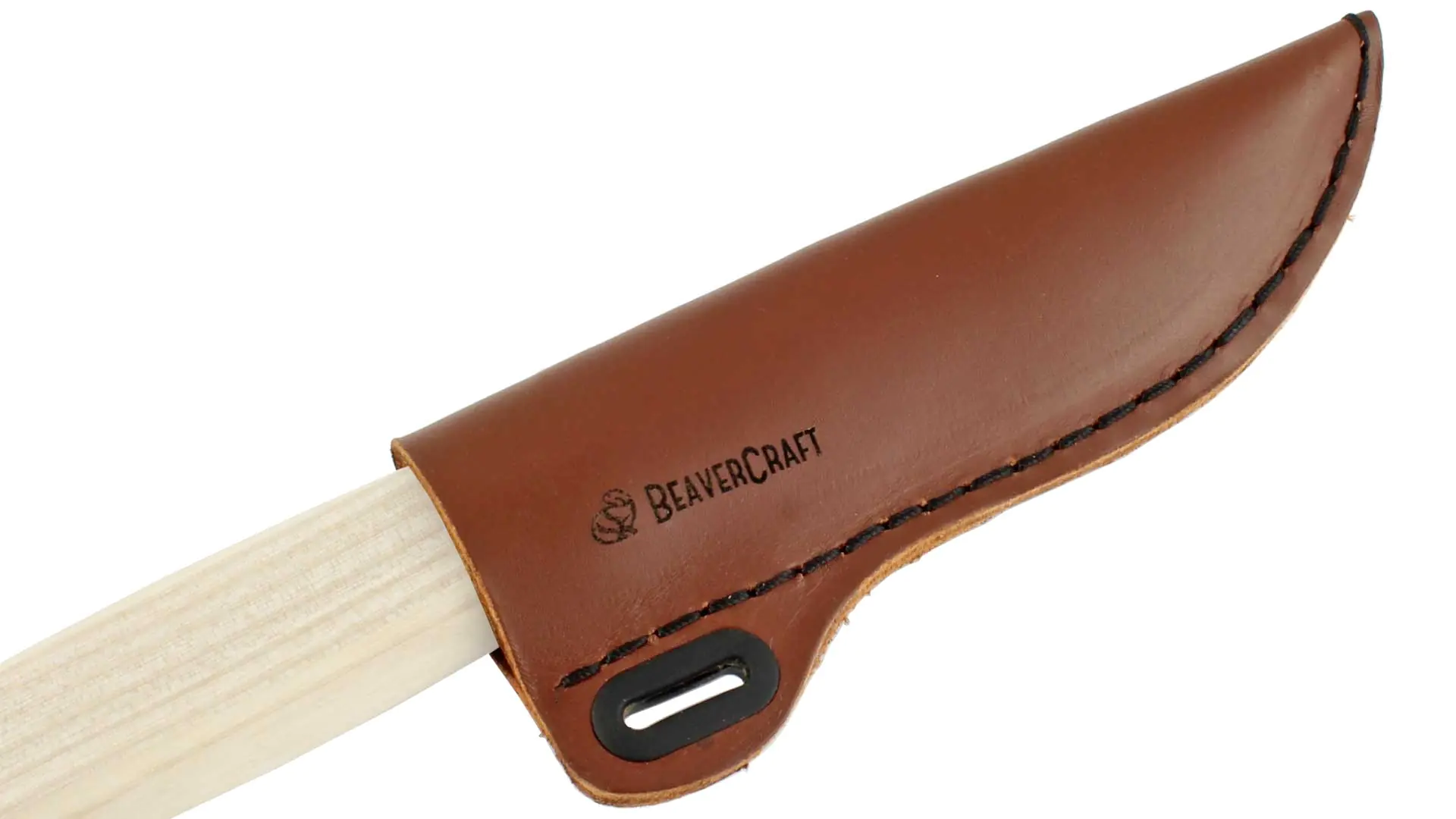 Leather sheath for carving knife  BEAVERCRAFT