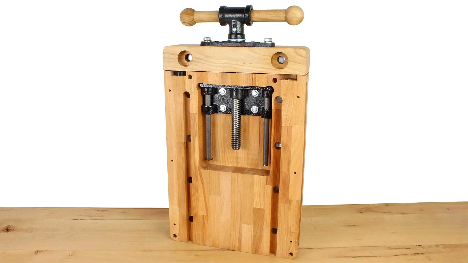 Mobile workbench with vise key PINIE