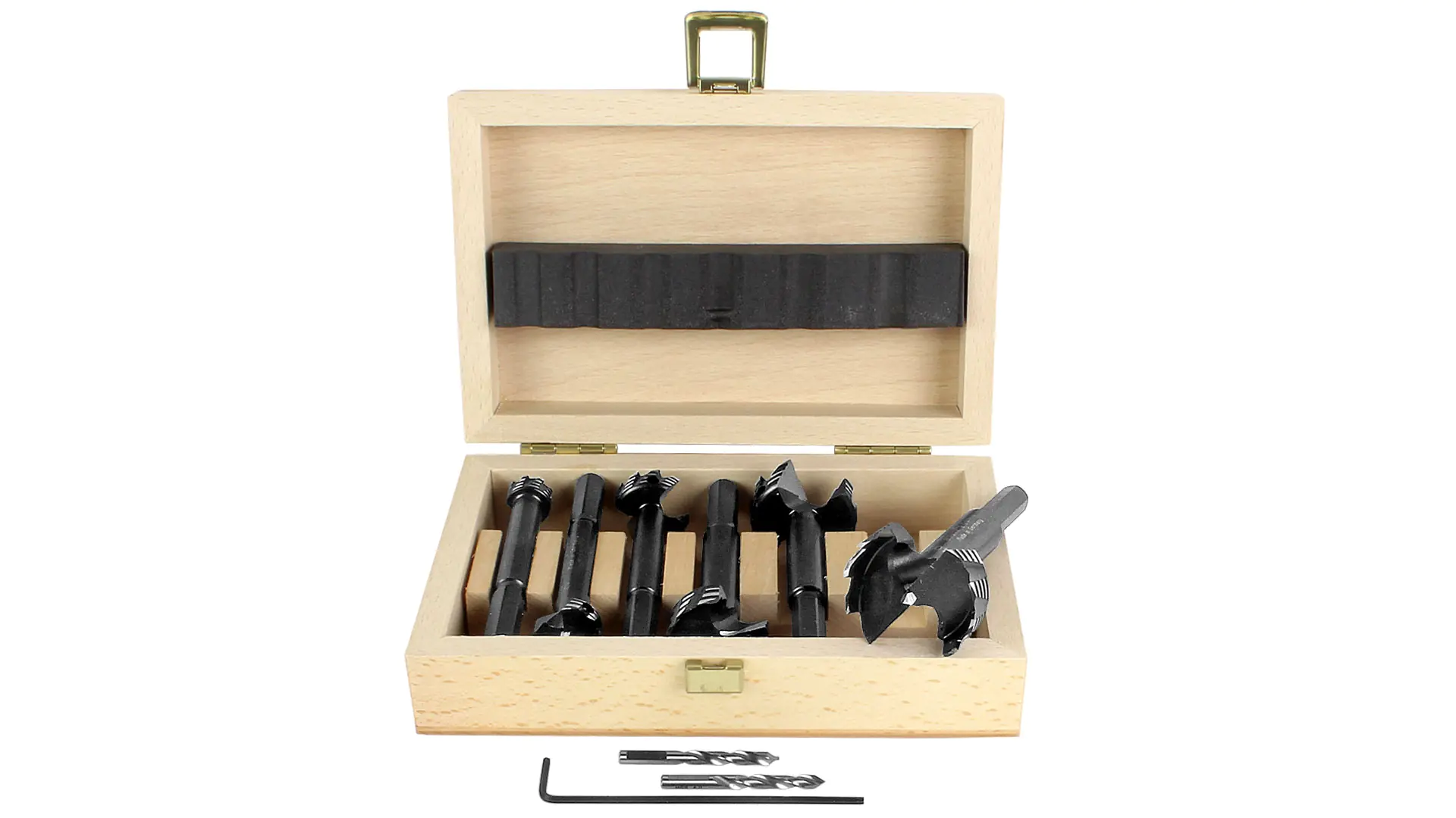 Set of 6 Bormax Centre Drill Forstner Bit with additional Centre Point  15-20-25-30-35-40 mm FAMAG