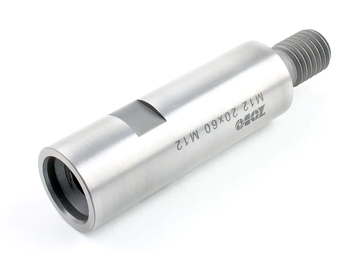 Verlaengerung 60mm D=20mm M12 fuer ZOBO S3 Bohrer 51 - 100mm fuer Stationaer- und Handmaschinen Verlaengerung 60mm D=20mm M12 fuer ZOBO S3 Bohrer 51 - 100mm fuer Stationaer- und Handmaschinen