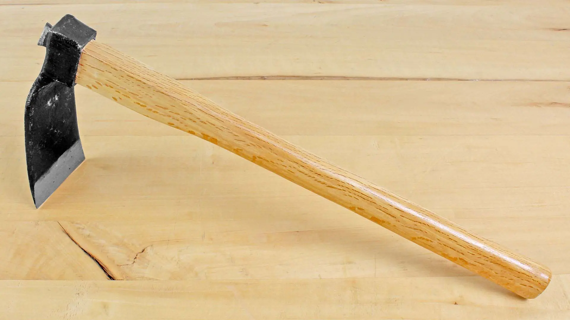 Japanese small Hoe (Katate Kuwa)  Blade Size 75 x 125 Head Length 165 mm Handle 390 mm TSUKURU