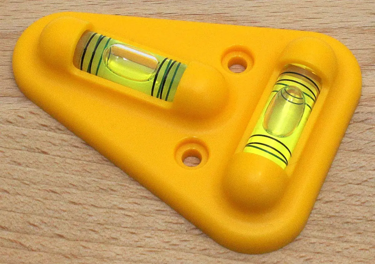 Check Level with 2 Vials Length=74mm Width=55mm Height=14mm