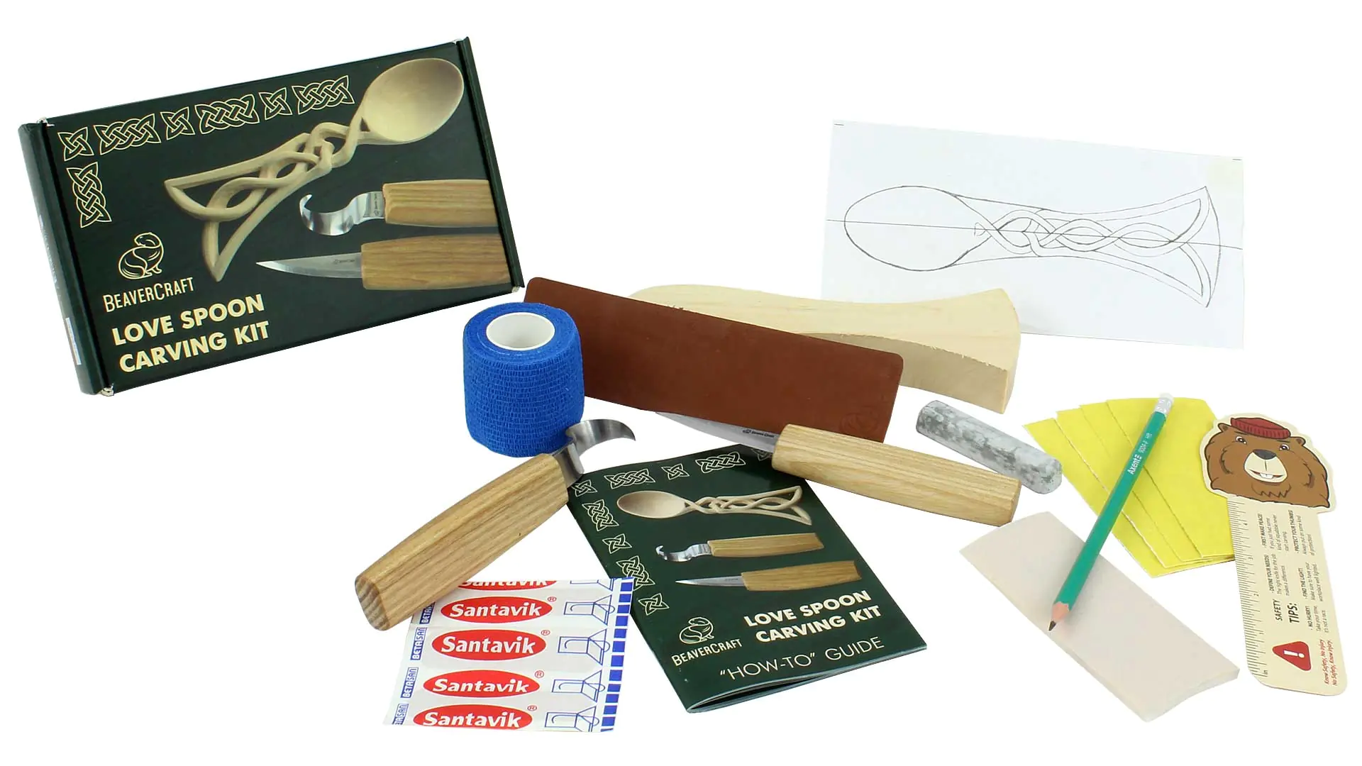 Celt Spoon Carving Hobby-Kit BEAVERCRAFT