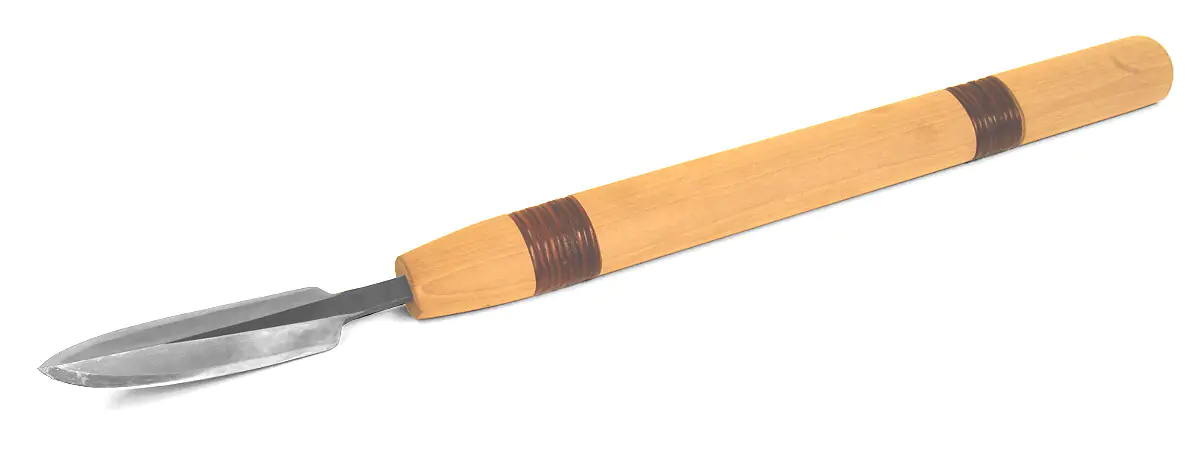 Yari-Ganna Blue Steel Blade slightly curved 105 x 24mm Total length 495 mm TASAI