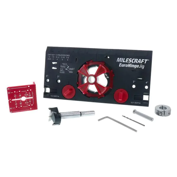 EuroHingeJig™ - Drilling jig for concealed hinges MILESCRAFT