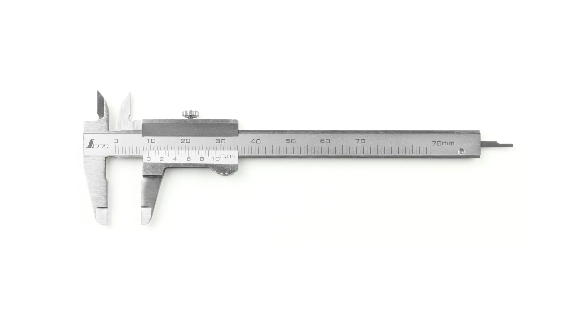 Vernier Pocket Caliper 70 mm with Locking Screw SHINWA
